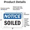 Signmission Soiled, 5 in W x Rectangle, Vinyl Decal OS-2PACK-NS-D-35-L-18361 - alternate 6